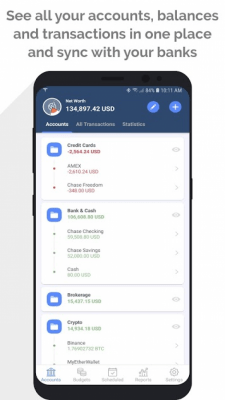 Screenshot of the application MoneyWiz 3 - Fiat and Crypto - #1