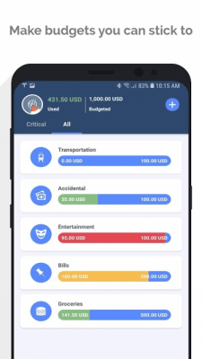 Screenshot of the application MoneyWiz 3 - Fiat and Crypto - #6