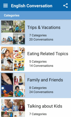 Screenshot of the application TalkEnglish - Conversational English - #1
