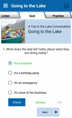 Screenshot of the application TalkEnglish - Conversational English - #4