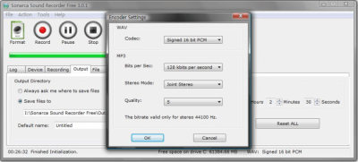 Screenshot of the application Sonarca Sound Recorder Free - #3