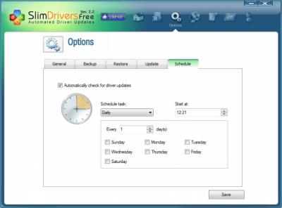 Screenshot of the application SlimDrivers - #3