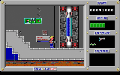 Screenshot of the application Duke Nukem 1 - #4