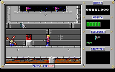 Screenshot of the application Duke Nukem 1 - #8