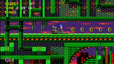 Screenshot of the application Sonic CD - #4