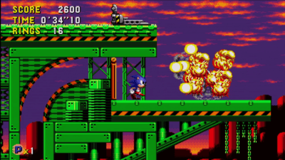 Screenshot of the application Sonic CD - #7