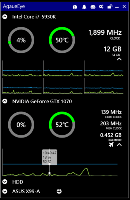 Screenshot of the application AgaueEye - #3