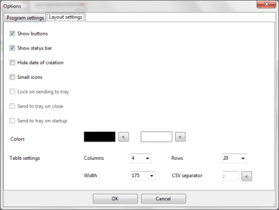 Screenshot of the application Alternate Password DB - #4