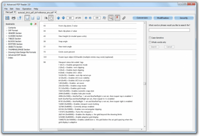 Screenshot of the application Advanced PDF Reader - #2