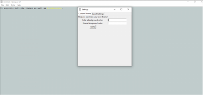 Screenshot of the application Notepad S# - #3