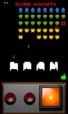 Screenshot of the application Classic Space Invaders - #2