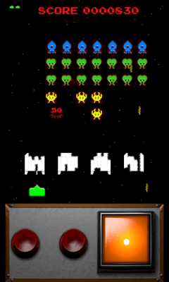 Screenshot of the application Classic Space Invaders - #3