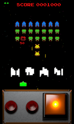 Screenshot of the application Classic Space Invaders - #4