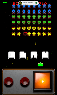 Screenshot of the application Classic Space Invaders - #6