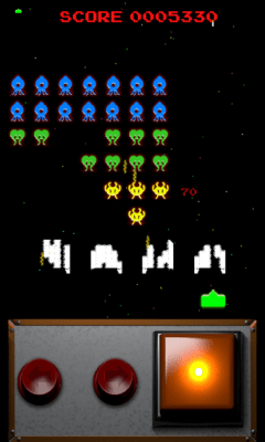 Screenshot of the application Classic Space Invaders - #8