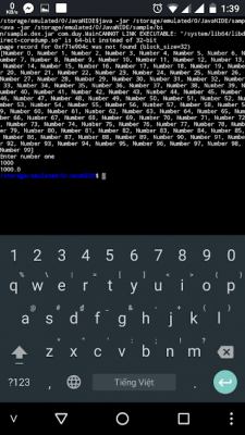 Screenshot of the application Java N-IDE - #5