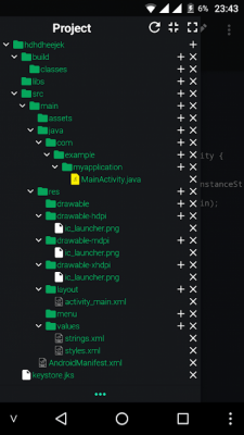 Screenshot of the application Java N-IDE - #7