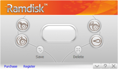 Screenshot of the application Gilisoft RAMDisk - #1