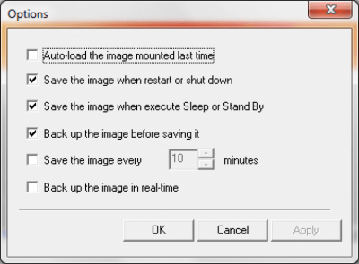 Screenshot of the application Gilisoft RAMDisk - #3