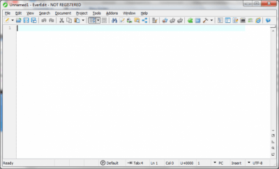Screenshot of the application EverEdit - #1