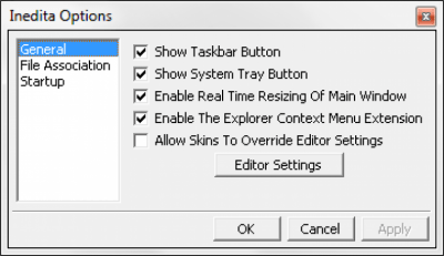 Screenshot of the application Inedita - #3