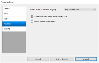 Screenshot of the application DVD Flick - #5