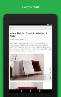 Screenshot of the application Feedly - Smarter News Reader - #9