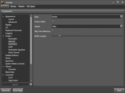 Screenshot of the application FoxTunes - #5