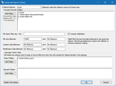 Screenshot of the application DupeKill - #3