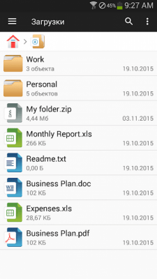 Screenshot of the application File manager + - #2