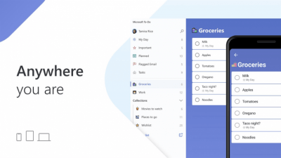 Screenshot of the application Microsoft To Do - #3