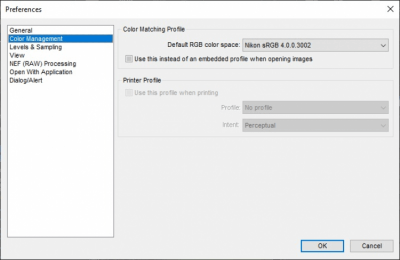 Screenshot of the application Capture NX-D - #4