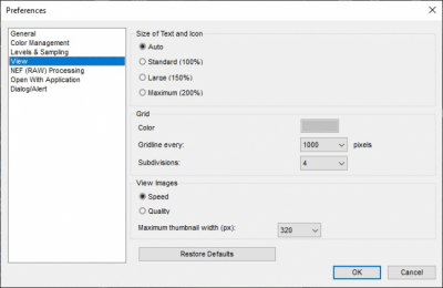 Screenshot of the application Capture NX-D - #6