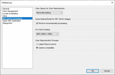 Screenshot of the application Capture NX-D - #7