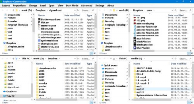 Screenshot of the application Explorer Commander - #3