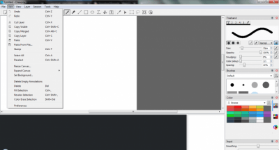 Screenshot of the application Drawpile - #2