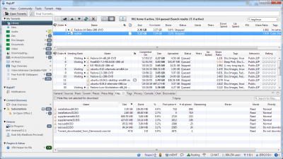 Screenshot of the application BiglyBT - #3