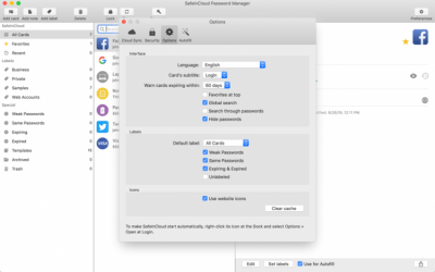 Screenshot of the application SafeInCloud - Password Manager - #4