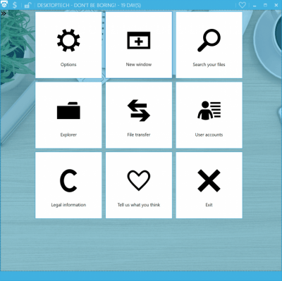Screenshot of the application Desktop.Tech - #2