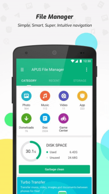 Screenshot of the application APUS File Manager - #2