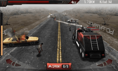 Screenshot of the application Zombie Killer - Zombie Road 3D - #2