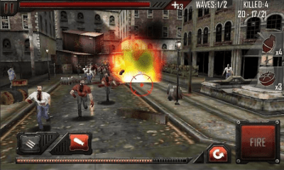 Screenshot of the application Zombie Killer - Zombie Road 3D - #3