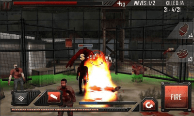 Screenshot of the application Zombie Killer - Zombie Road 3D - #5