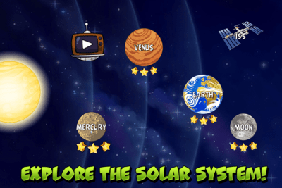 Screenshot of the application Angry Birds Space HD - #1