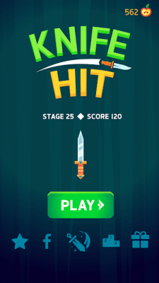 Screenshot of the application Knife Hit - #4