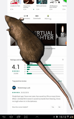 Screenshot of the application Mouse on screen Scary Joke - #6