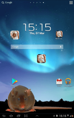 Screenshot of the application Mouse on screen Scary Joke - #7