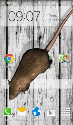 Screenshot of the application Mouse on screen Scary Joke - #8