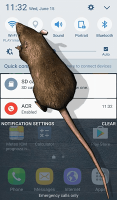 Screenshot of the application Mouse on screen Scary Joke - #9