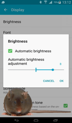 Screenshot of the application Mouse on screen Scary Joke - #10